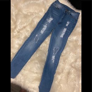 High waist jeans